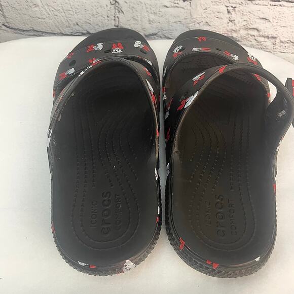 Disney x Crocs Minnie Mouse size M 5/W 7 good used condition Park Exclusive! - Picture 6 of 8